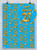 Age Gift Wrap - 21st Birthday Wrapping Paper Gold Balloon Blue