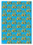 Age Gift Wrap - 60th Birthday Wrapping Paper Gold Balloon Blue By Brainbox Candy