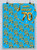 70th Birthday Gold Balloon Blue Gift Wrap
