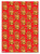 Age Gift Wrap - 18th Birthday Wrapping Paper Gold Balloon Red By Brainbox Candy