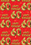 Age Gift Wrap - 60th Birthday Wrapping Paper Gold Balloon Red