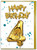 4th Birthday Card - Age 4 Blue