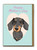 Dachshund Mother's Day Card By Fran Hooper