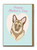 German Shepherd Mother's Day Card By Fran Hooper