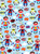 Children's Gift Wrap - Superheroes Boys Wrapping Paper By Glick