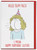 Funny Sister Birthday Card Bum Face