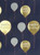 Luxury Gift Wrap - Blue & Gold Balloon Wrapping Paper By Glick