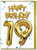 19th Birthday Card - Age 19 Blue By Brainbox Candy