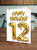 12th Birthday Card - Age 12 Balloon Pink By Brainbox Candy