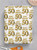Age Gift Wrap - 50th Birthday Wrapping Paper White Gold Balloon