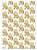 Age Gift Wrap - 70th Birthday Wrapping Paper White Gold Balloon