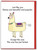 Funny Birthday Card Llama's Just Farted By Objectables