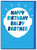 Funny Brother Birthday Card - Baldy Brother