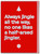 Funny Christmas Card - Half Arsed Jingler