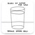 Funny Coaster - Glass Of Water By David Shrigley
