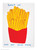 Eat Your Fries David Shrigley Postcard