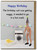 Funny Birthday Card Hot Wash By Bold & Bright