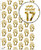 Age Gift Wrap - 17th Birthday Wrapping Paper White & Gold Foil Effect