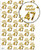 Age Gift Wrap - 47th Birthday Wrapping Paper White & Gold Foil Effect