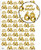 Age Gift Wrap - 68th Birthday Wrapping Paper White & Gold Foil Effect