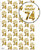 Age Gift Wrap - 74th Birthday Wrapping Paper White & Gold Foil Effect By Brainbox Candy