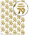 Age Gift Wrap - 79th Birthday Wrapping Paper White & Gold Foil Effect