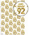 Age Gift Wrap - 92nd Birthday Wrapping Paper White & Gold Foil Effect