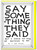Funny Say Something Birthday Card By David Shrigley