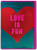 Funny Love Is Fun Valentine’s Day Card By Real Hackney Dave