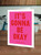Funny It's Gonna Be OK Thinking Of You Card By Real Hackney Dave