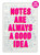 Funny A5 Notebook - Notes Are Always A Good Idea By Real Hackney Dave