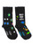 Christmas/Birthday/Father's Day Gift - 2 pairs of Best Dad In The Galaxy Socks Gift Boxed By Cockney Spaniel