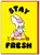 Stay Fresh Birthday Card By Madga Archer