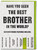 Funny Brother Birthday Card - Distinguishing Features By Brainbox Candy