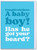 Funny Baby Boy Beard LARGE Card For Work / Office By Brainbox Candy