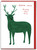Rude Deer Says Fuck You All Christmas Card By David Shrigley