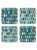 Beautiful Set of 4 Coasters By Essoldo Design