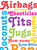 Rude Gift Wrap - Boob Word Wrapping Paper
