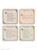Rude Pack of 4 Rotten Rhymes Rude Coasters