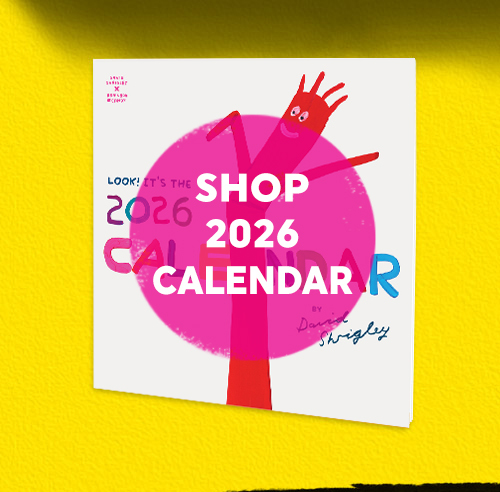 click here to shop David Shrigley calendar