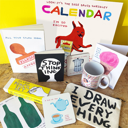 Click here to shop our david shrigley range