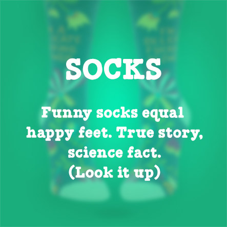 click here to shop our socks