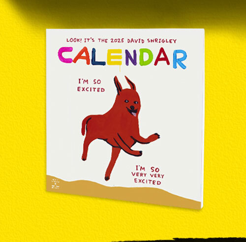 click here to shop David Shrigley calendar