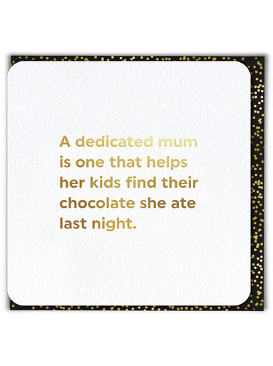 Funny Birthday/Mother's Day Card (Gold Foiled) Helps Find