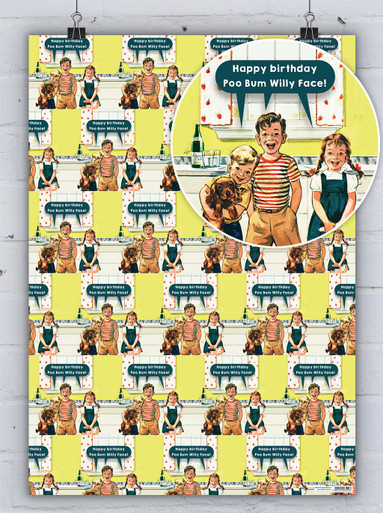 Brainbox Candy Lot De 2 Feuilles De Papier Cadeau Pour 43e Anniversaire