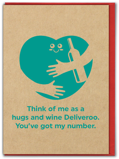 Thinking Of You Card - Deliveroo | Brainbox Candy