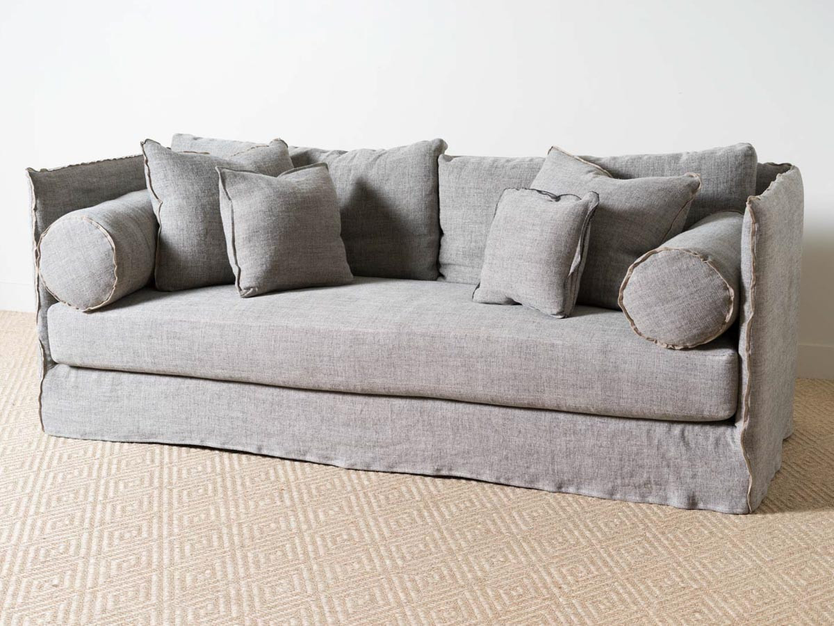 spring down cushion sofa