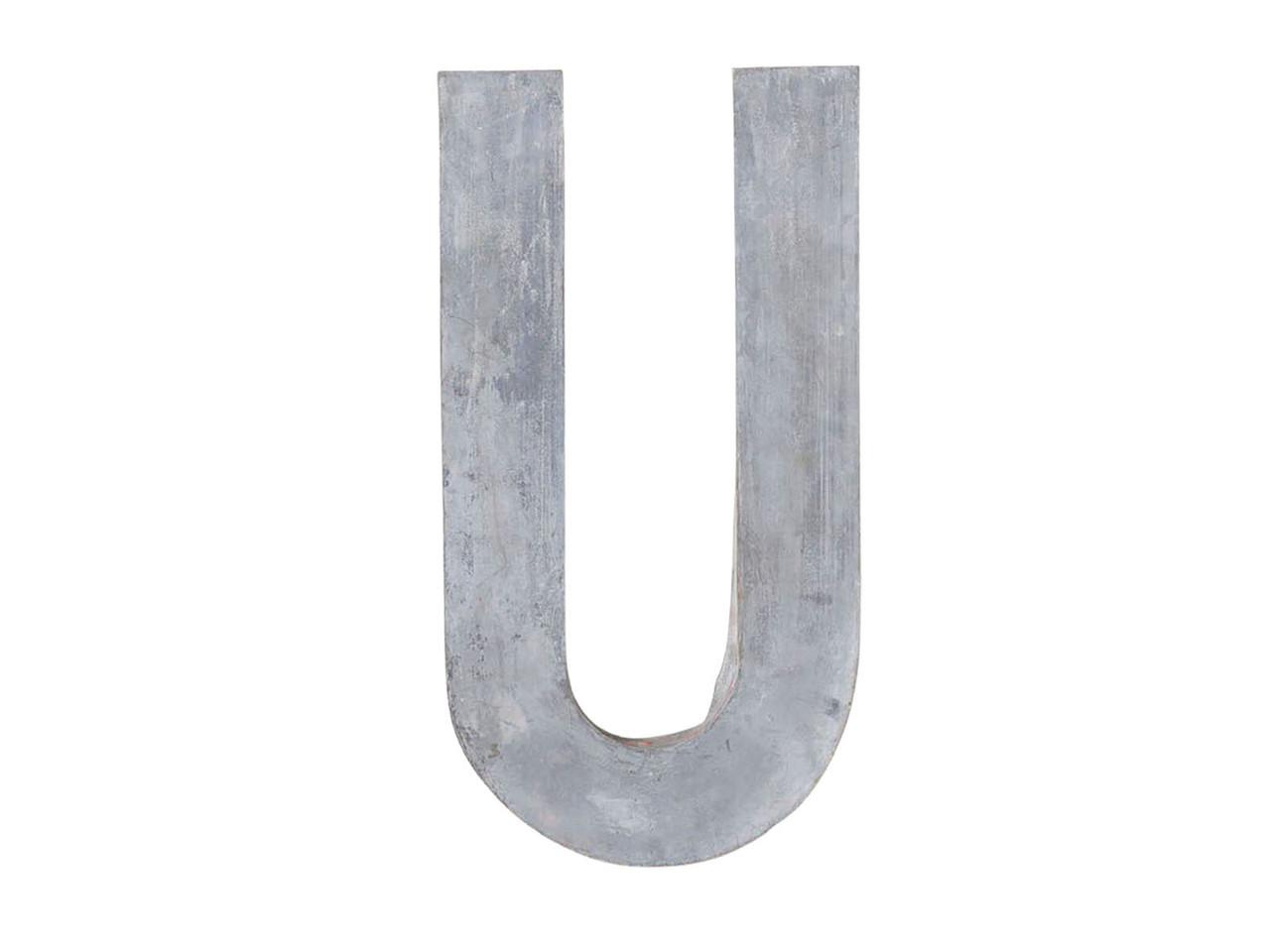 VINTAGE ZINC LETTER - REVIVAL HOME