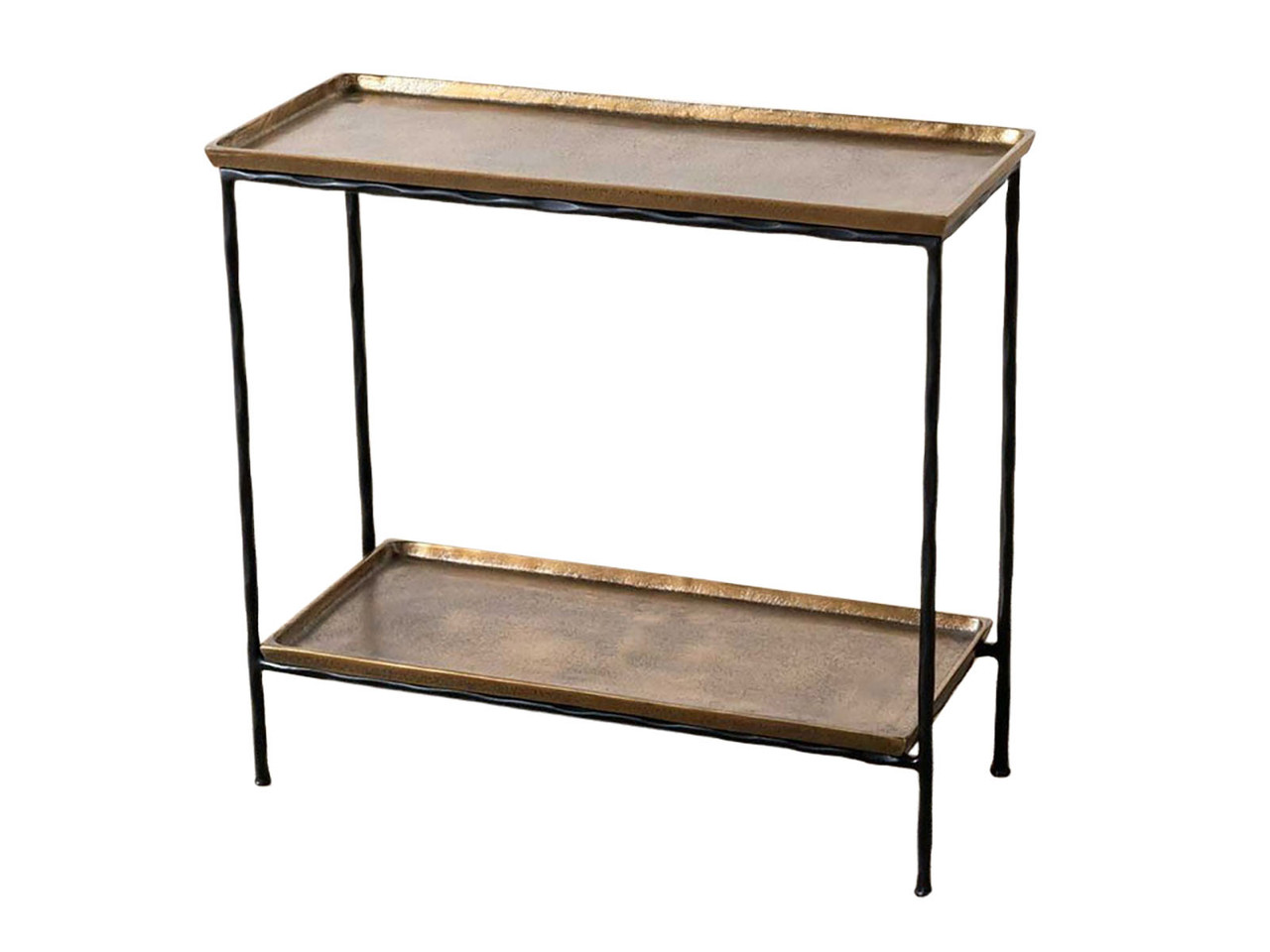 BOYLES SIDE TABLE ANTIQUE BRASS - REVIVAL HOME