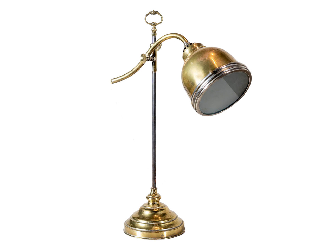 Brass desk hot sale lamp vintage